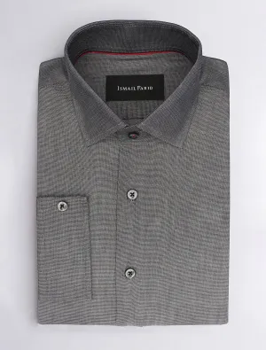 GRAY TWO TONE TEXTURED SHIRT