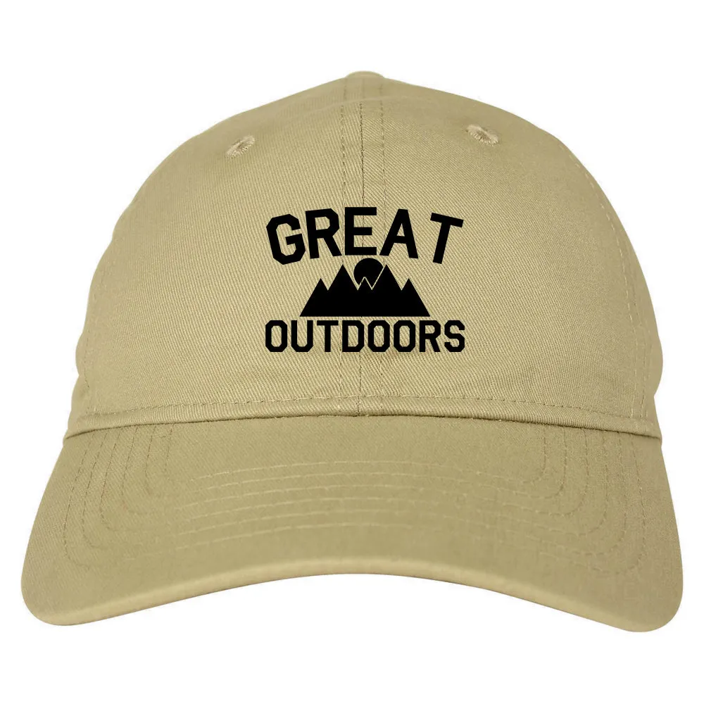 Great Outdoors Camping Mens Dad Hat Baseball Cap