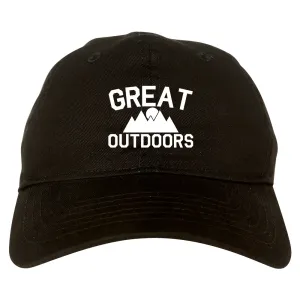 Great Outdoors Camping Mens Dad Hat Baseball Cap