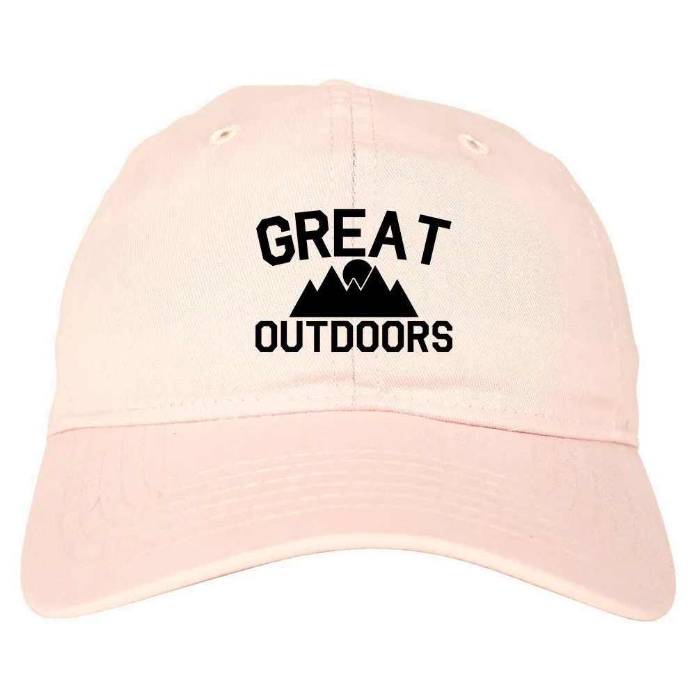 Great Outdoors Camping Mens Dad Hat Baseball Cap