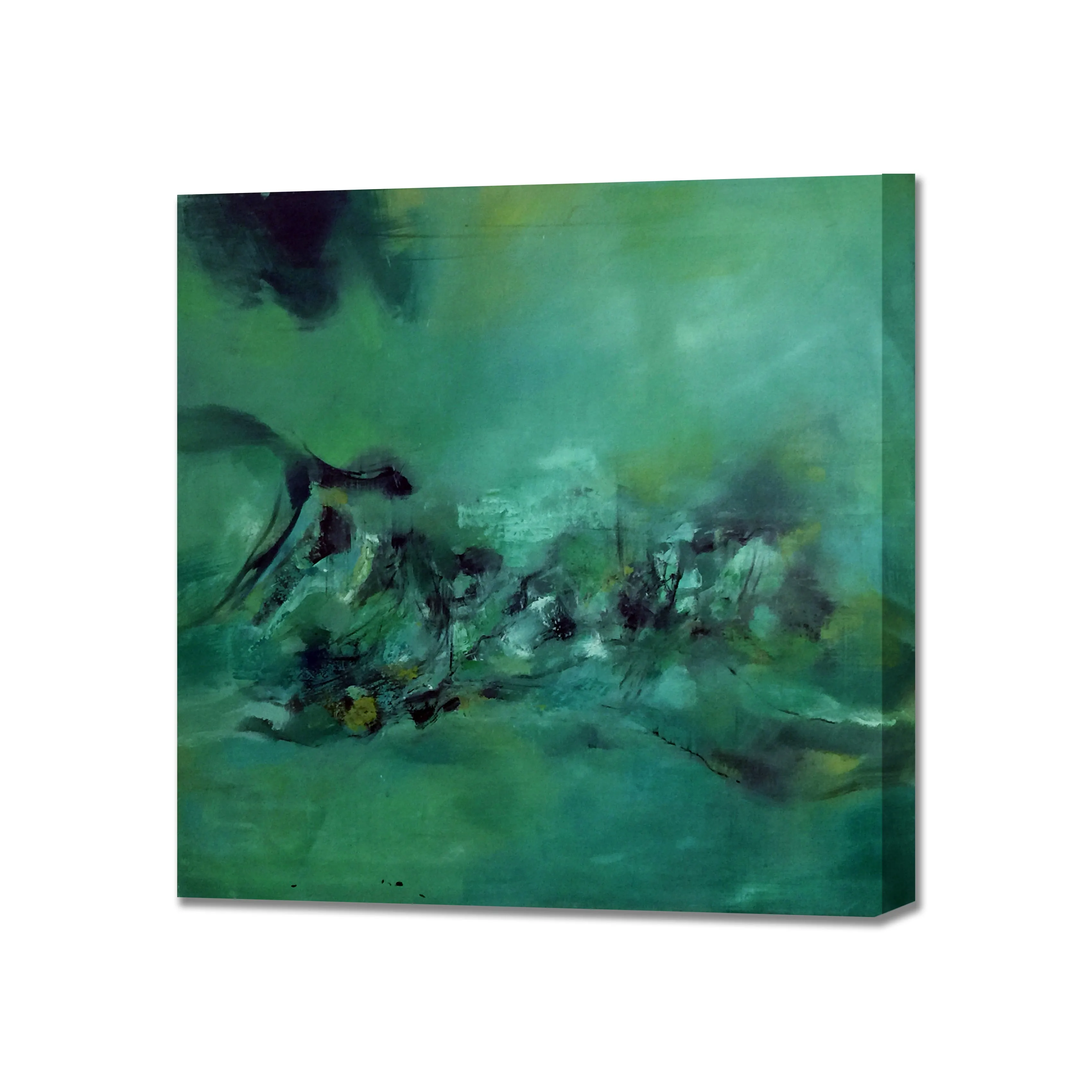 Green Abstract Wall Art