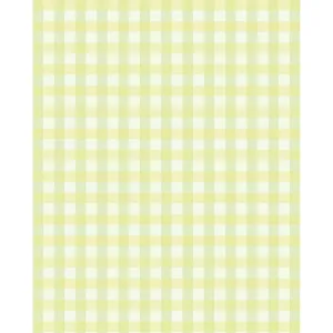 Green & Yellow Plaid Printed Backdrop