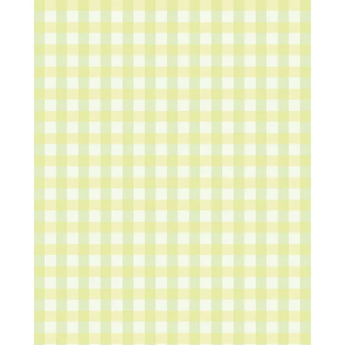 Green & Yellow Plaid Printed Backdrop