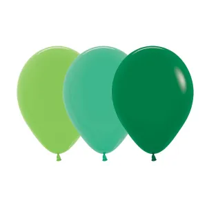 Green Balloons - 12 Pkt