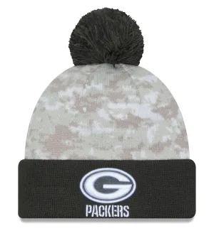 Green Bay Packers 2024 Salute to Service Cuffed Knit Hat