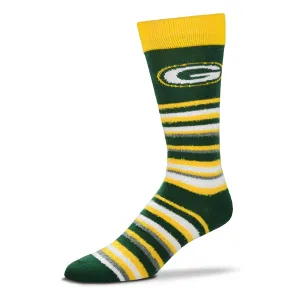 Green Bay Packers Muchas Rayas Women's Tall Sleep Socks