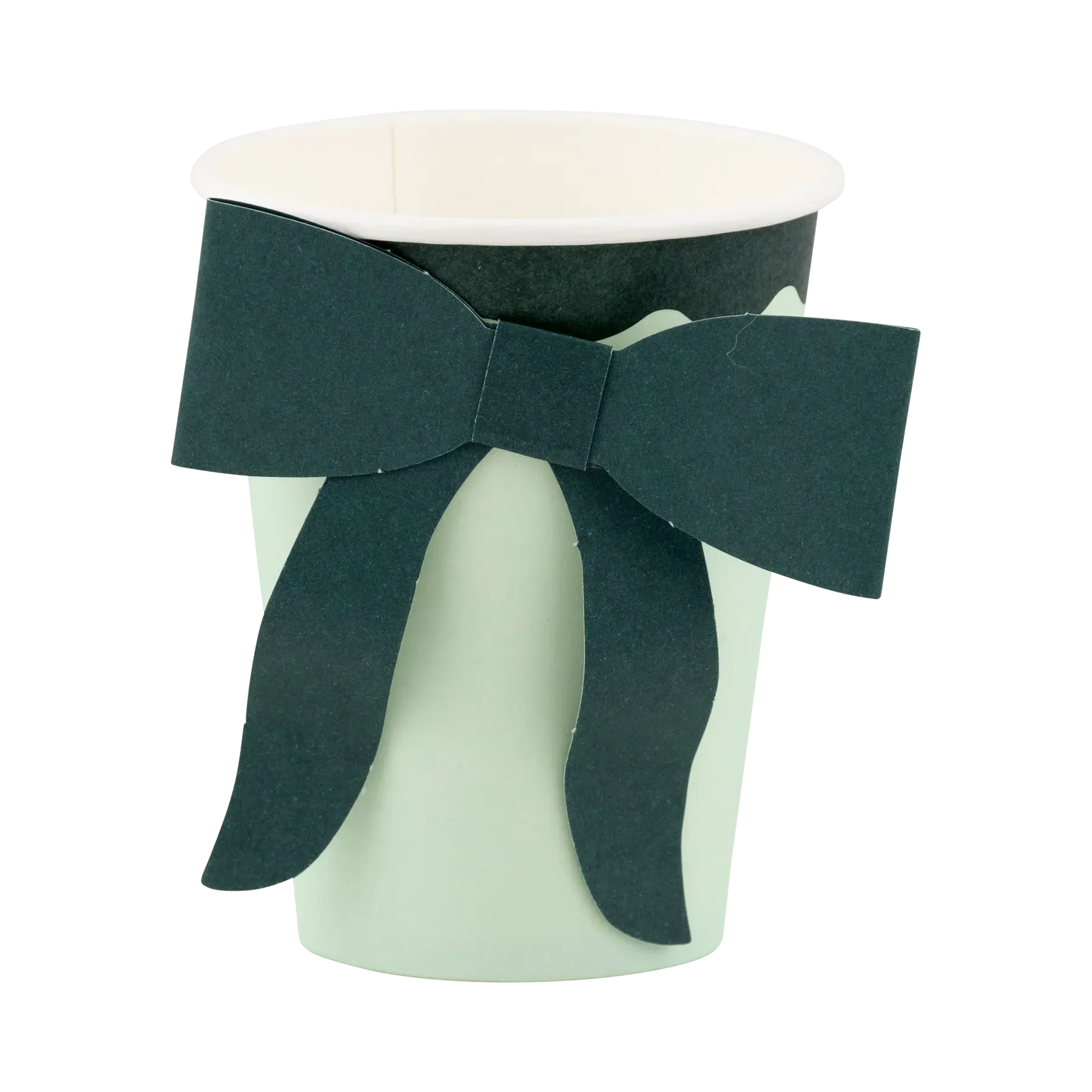 Green Bow Cups (8 pack)