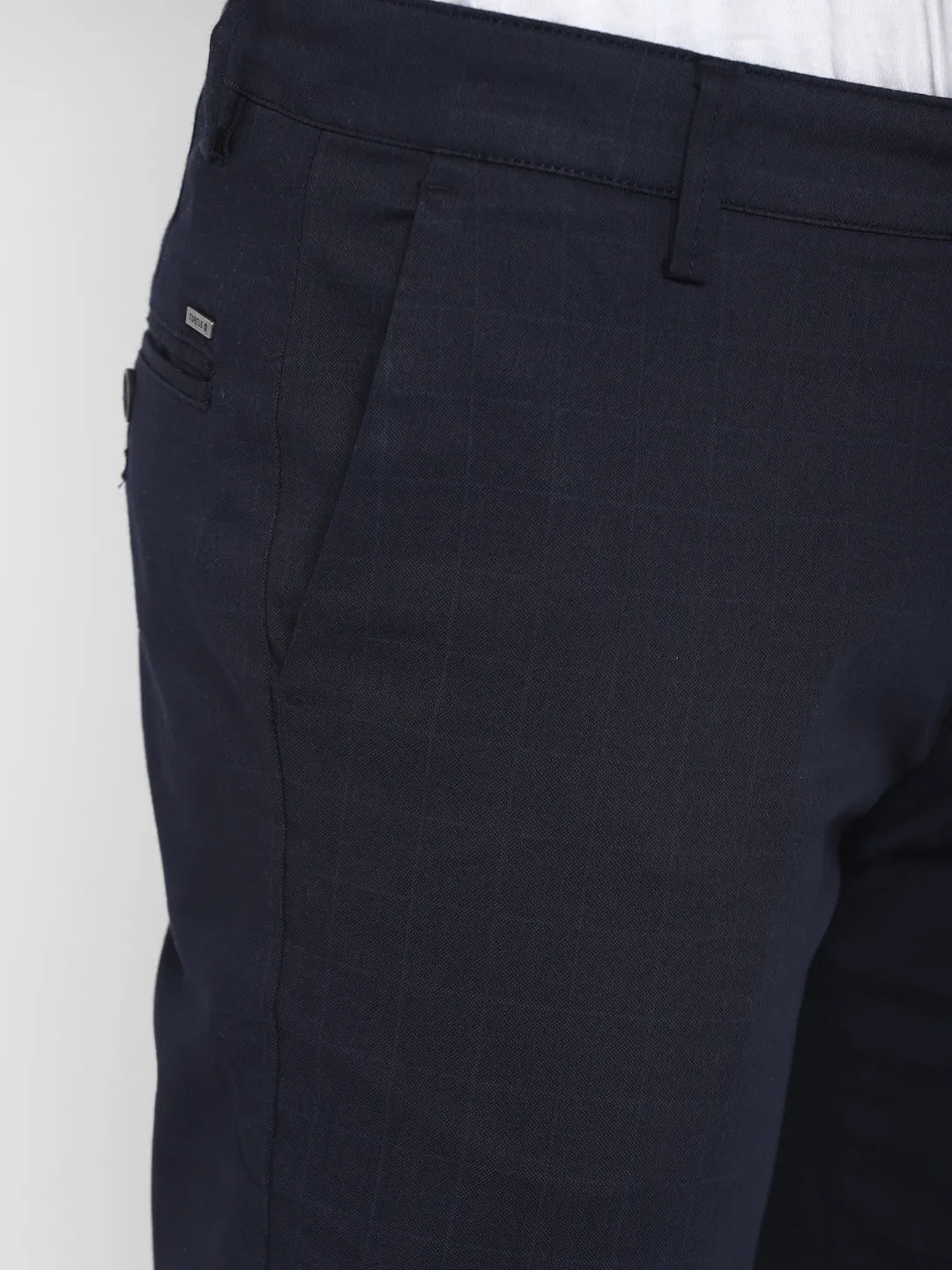 Green Checked Ultra Slim Fit Trouser