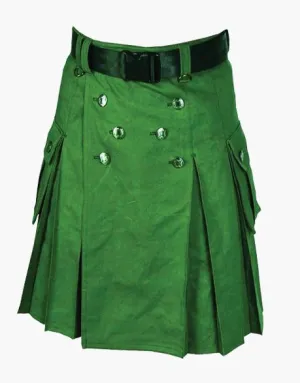 GREEN CONTEMPORARY KILT CUSTOM BUILD