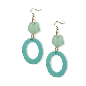 Green Dream Drop Earrings