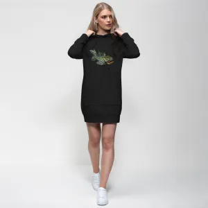 Green Fish Premium Adult Hoodie Dress