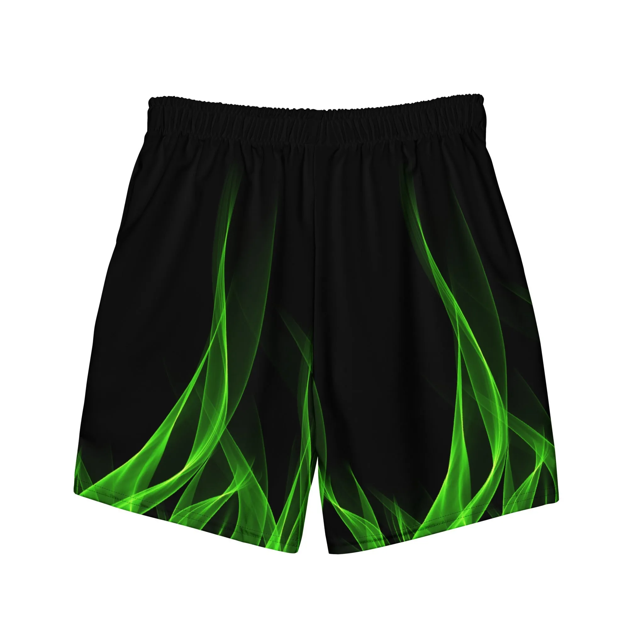 Green Flame Men's swim trunks