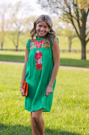 Green Garden Dress