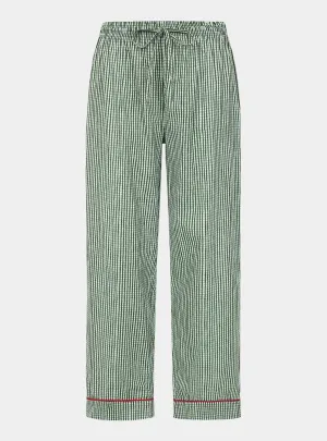 Green Gingham Trousers