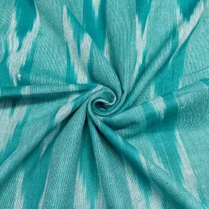 Green Ikkat Cotton Fabric