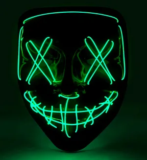 Green LED Scary Purge Mask