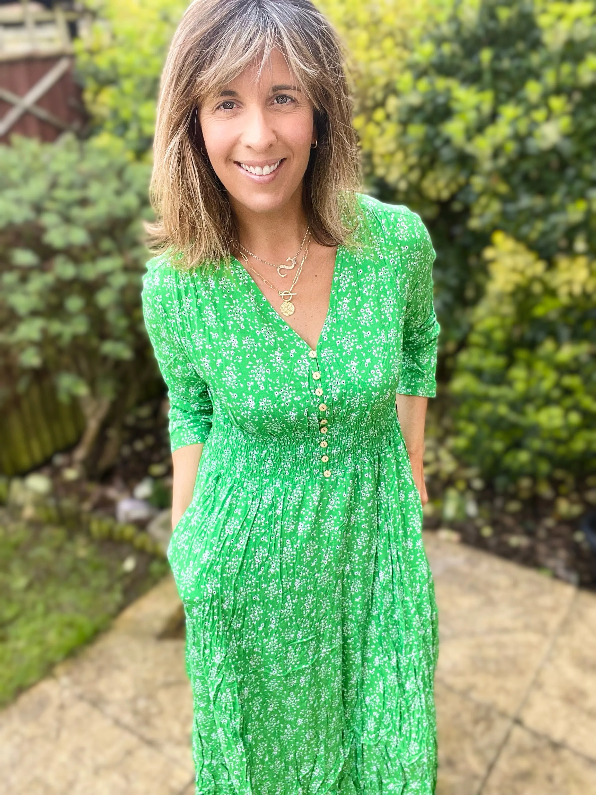 Green Liberty Dress