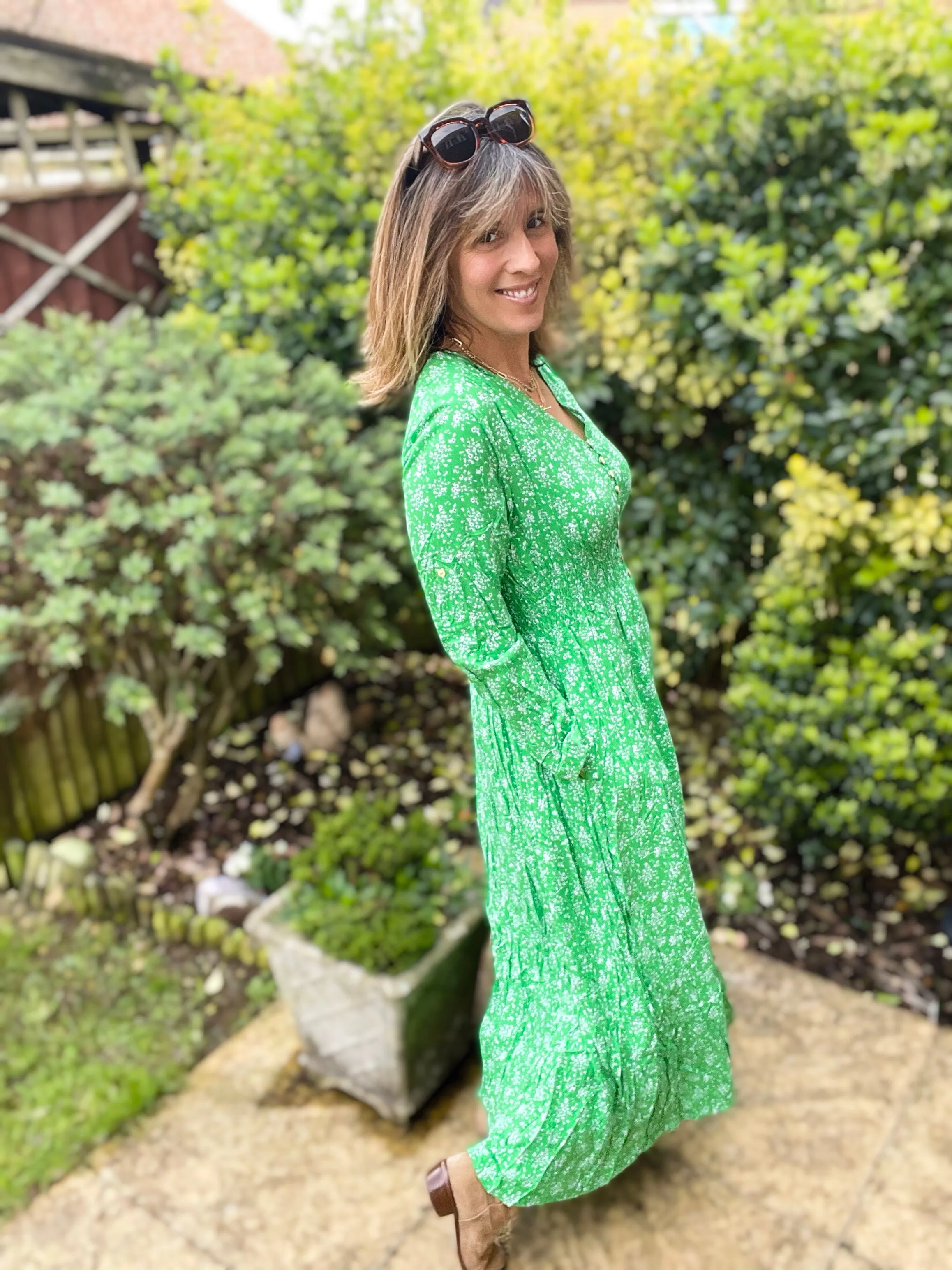 Green Liberty Dress