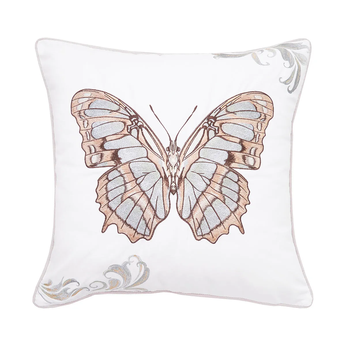 Green Malachite Butterfly Indoor Outdoor Pillow