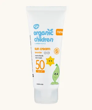 Green People Organic Children Lavender Mineral Sun Cream SPF50 100ml