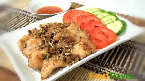 Green Pepper Chicken (Kai Tod Kratium) (Thailand)