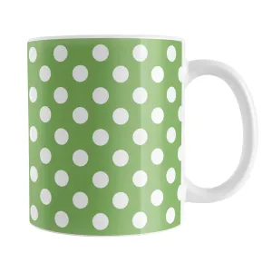 Green Polka Dot Mug