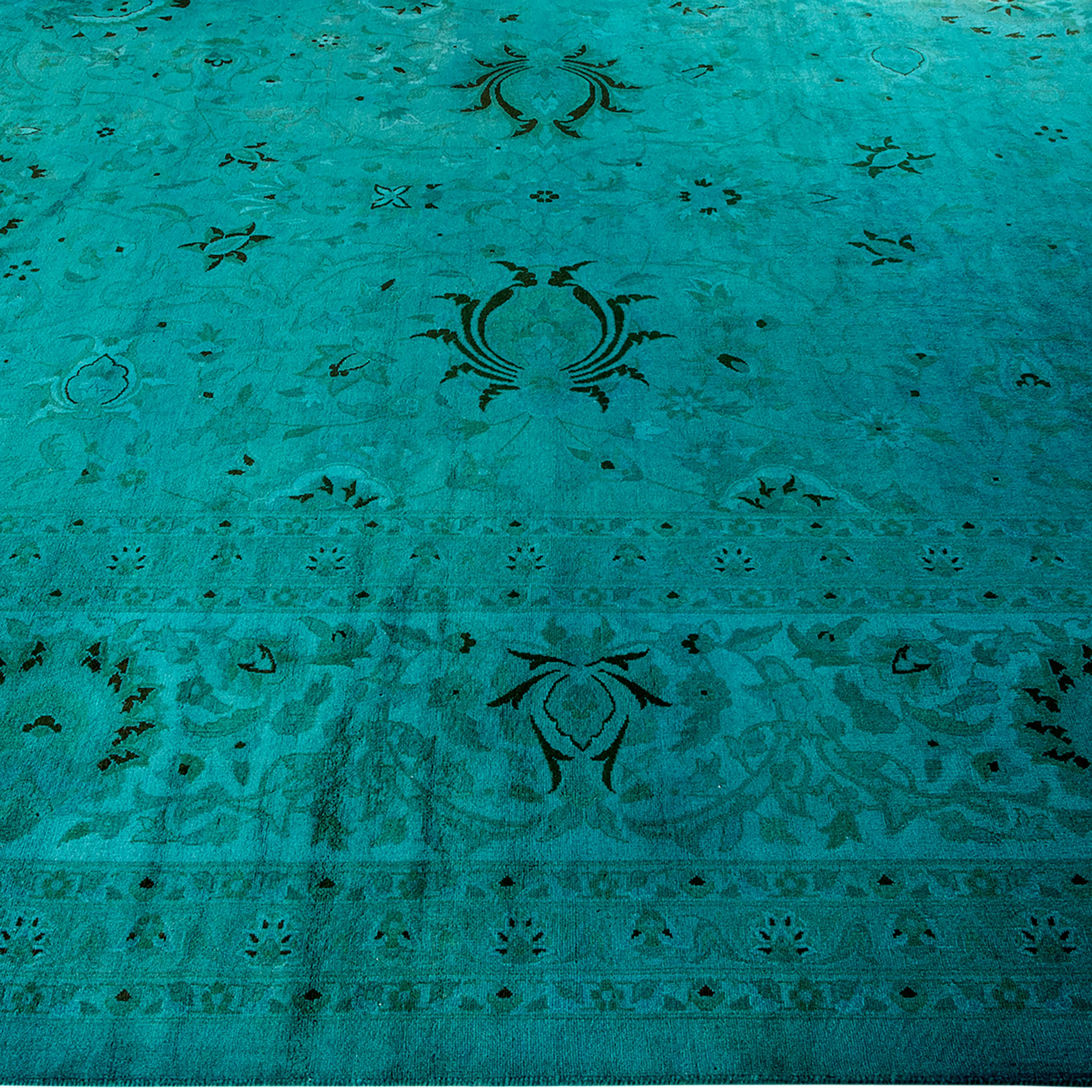 Green Samsara Wool Rug - 12'1" x 15'9"