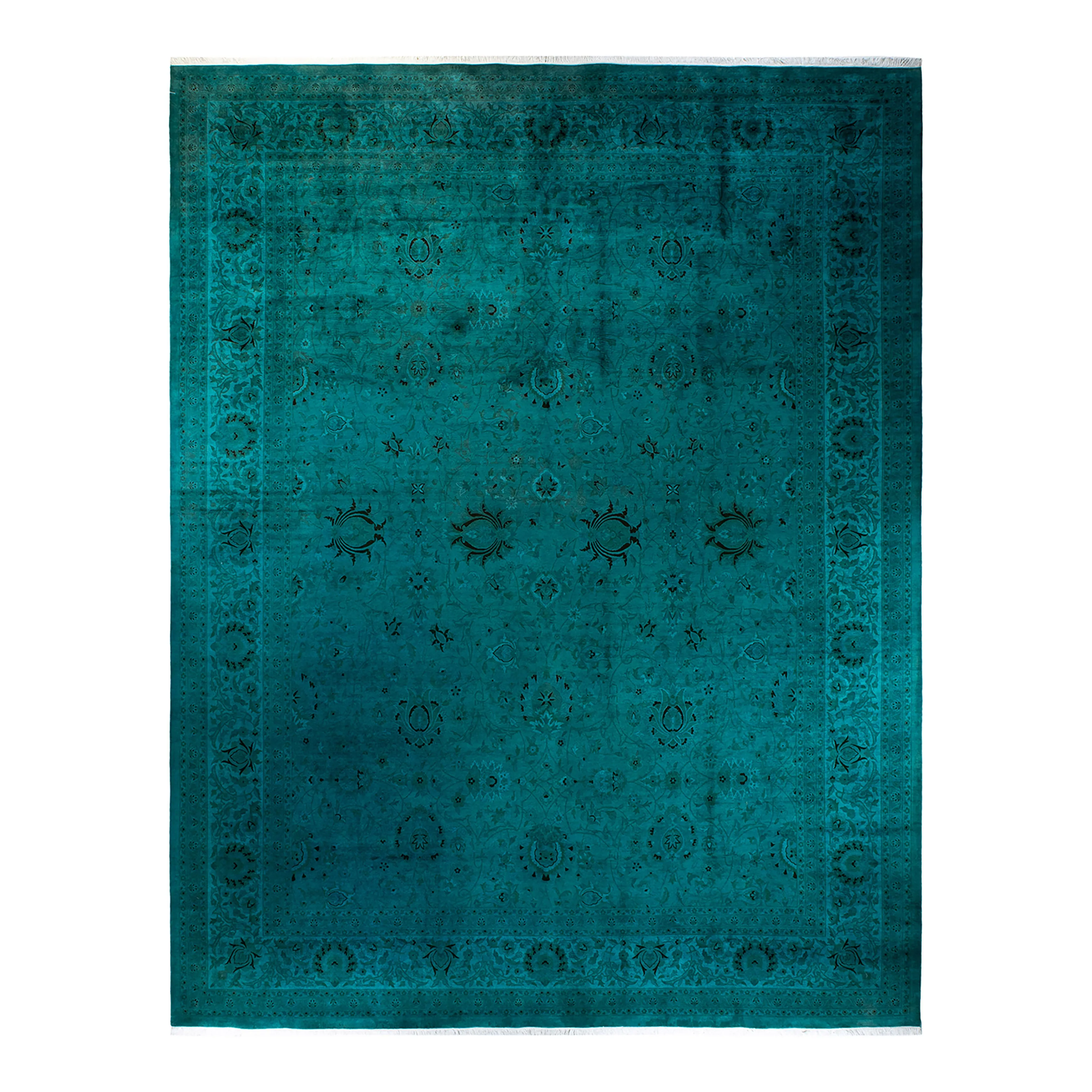 Green Samsara Wool Rug - 12'1" x 15'9"