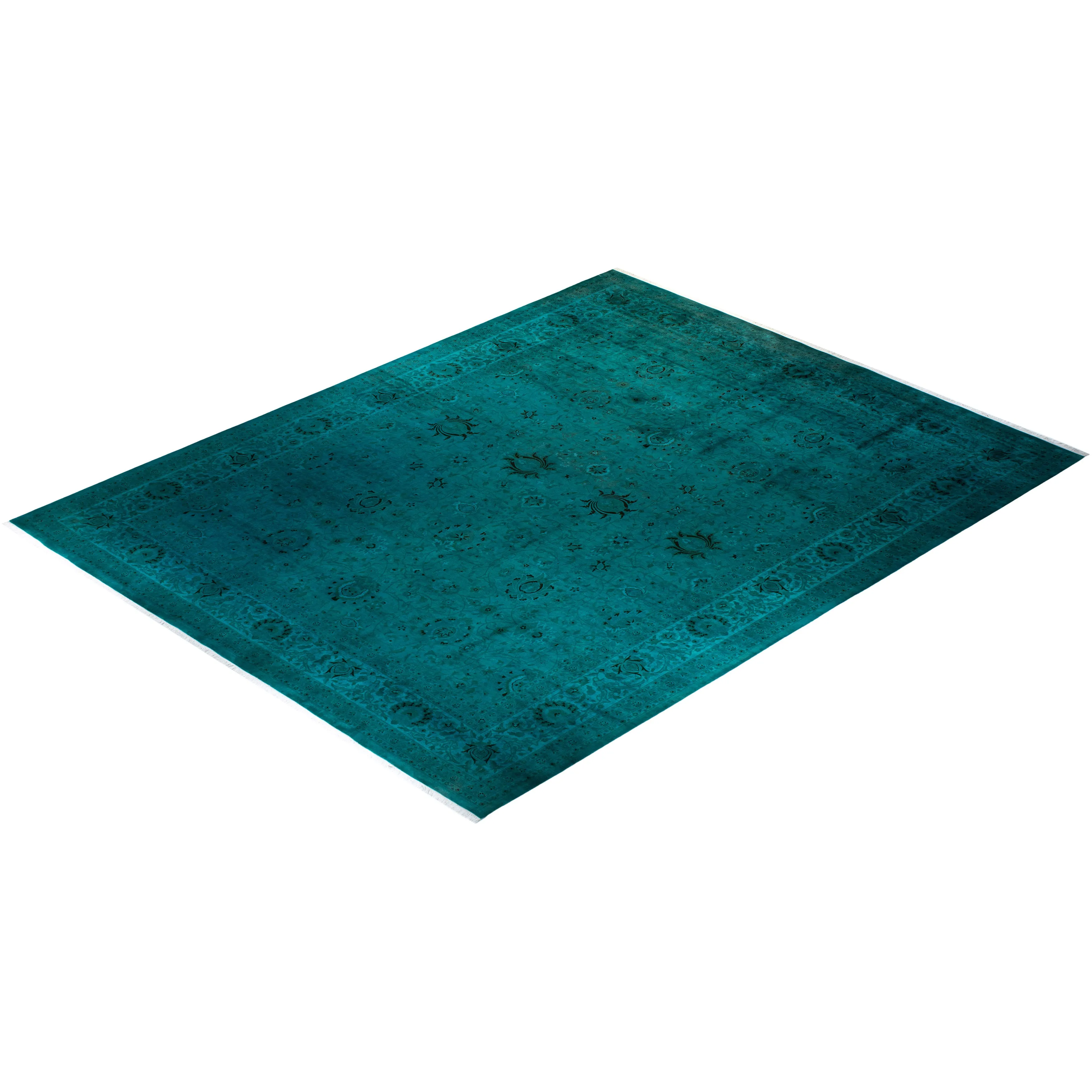 Green Samsara Wool Rug - 12'1" x 15'9"