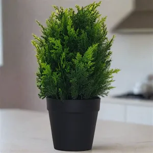 Green Shrub 25cm Life-like Artificial Plant by Criterion