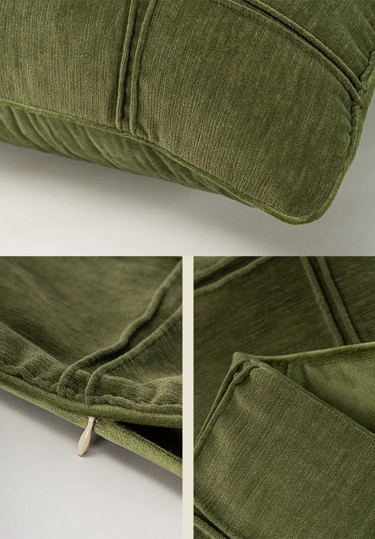 Green Square Pillow