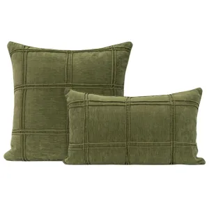 Green Square Pillow