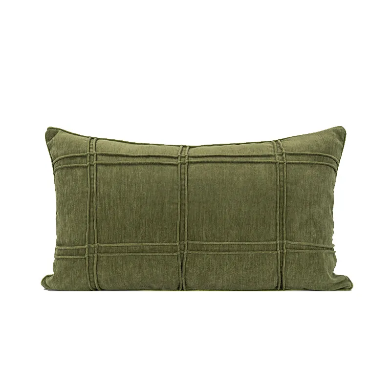 Green Square Pillow