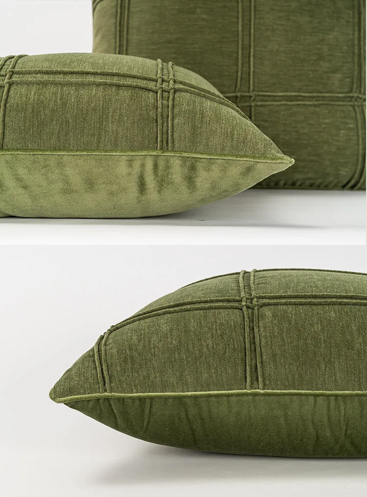 Green Square Pillow