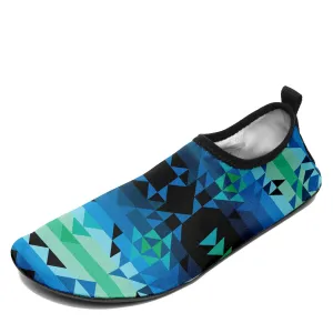 Green Star Kid's Sockamoccs Slip On Shoes