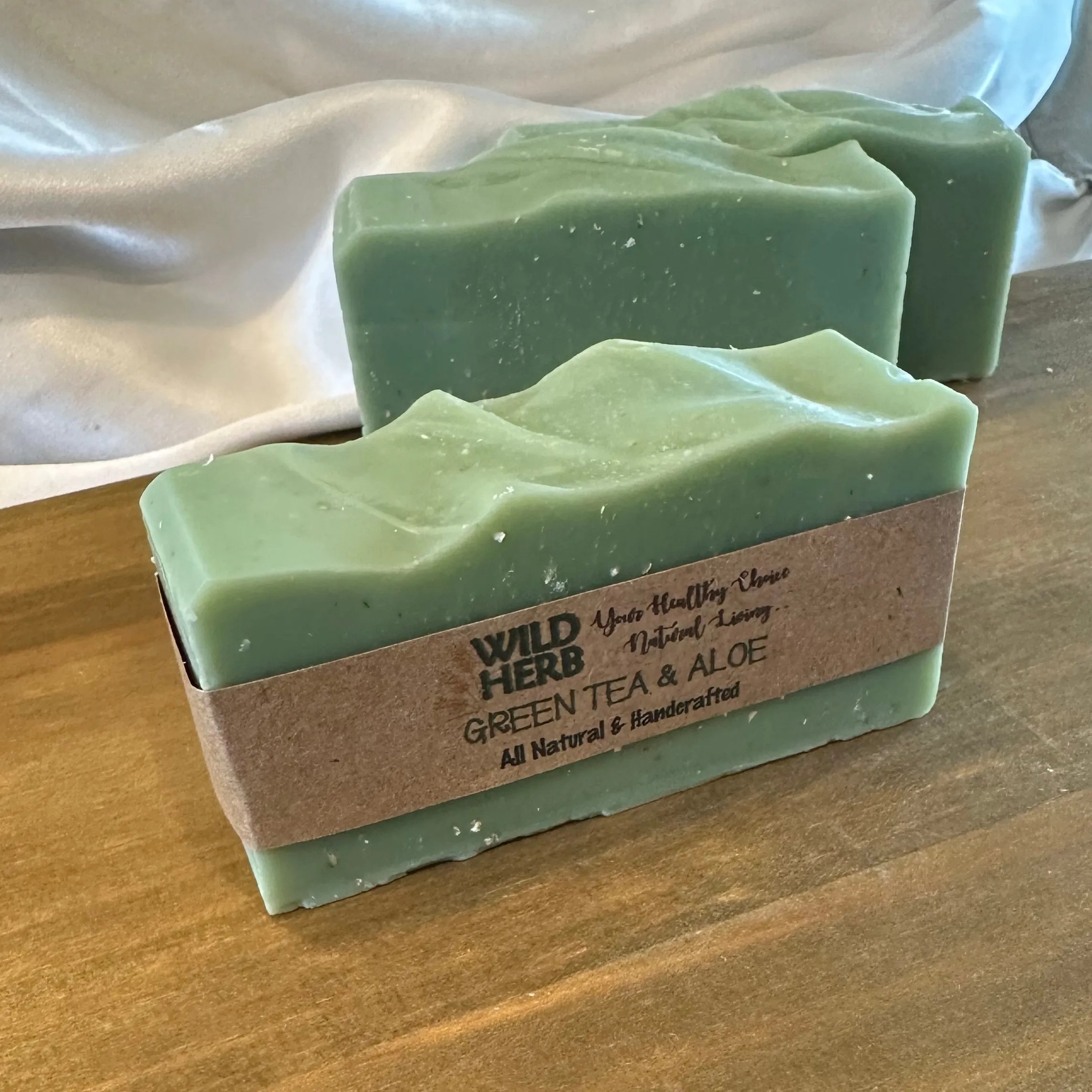 Green Tea and Aloe Natural Soap Bar