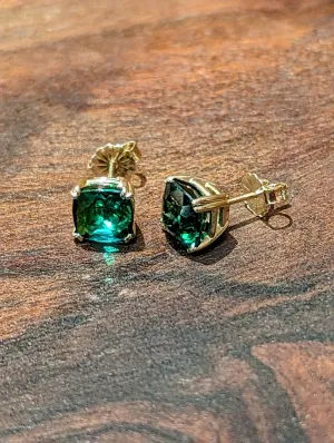 Green Tourmaline Earrings