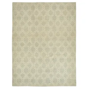 Green Transitional Wool Rug - 13'11" x 18'1"