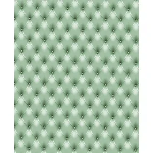 Green Tufted Printed Backdrop