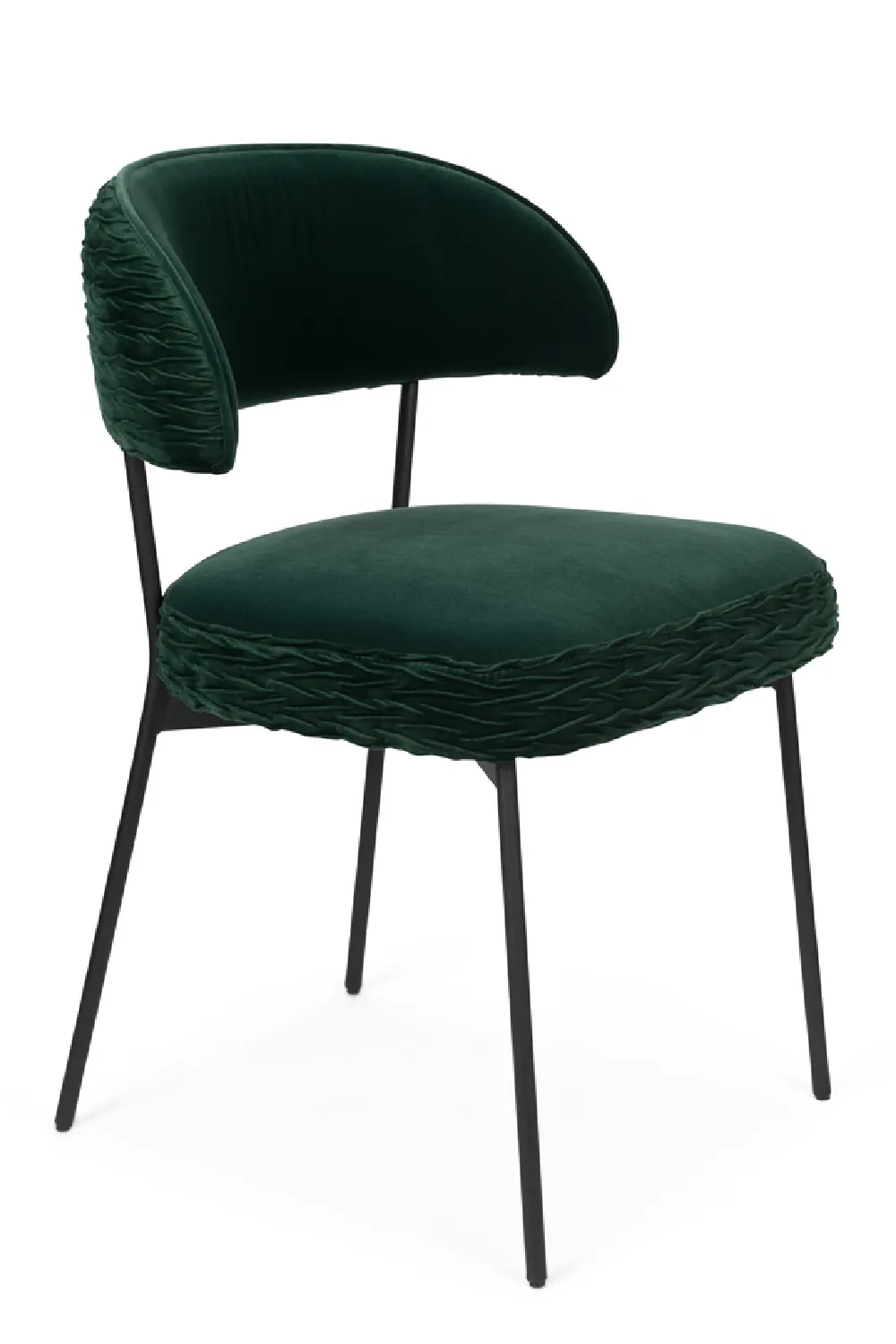 Green Velvet Dining Chairs (2) | Bold Monkey The Winner