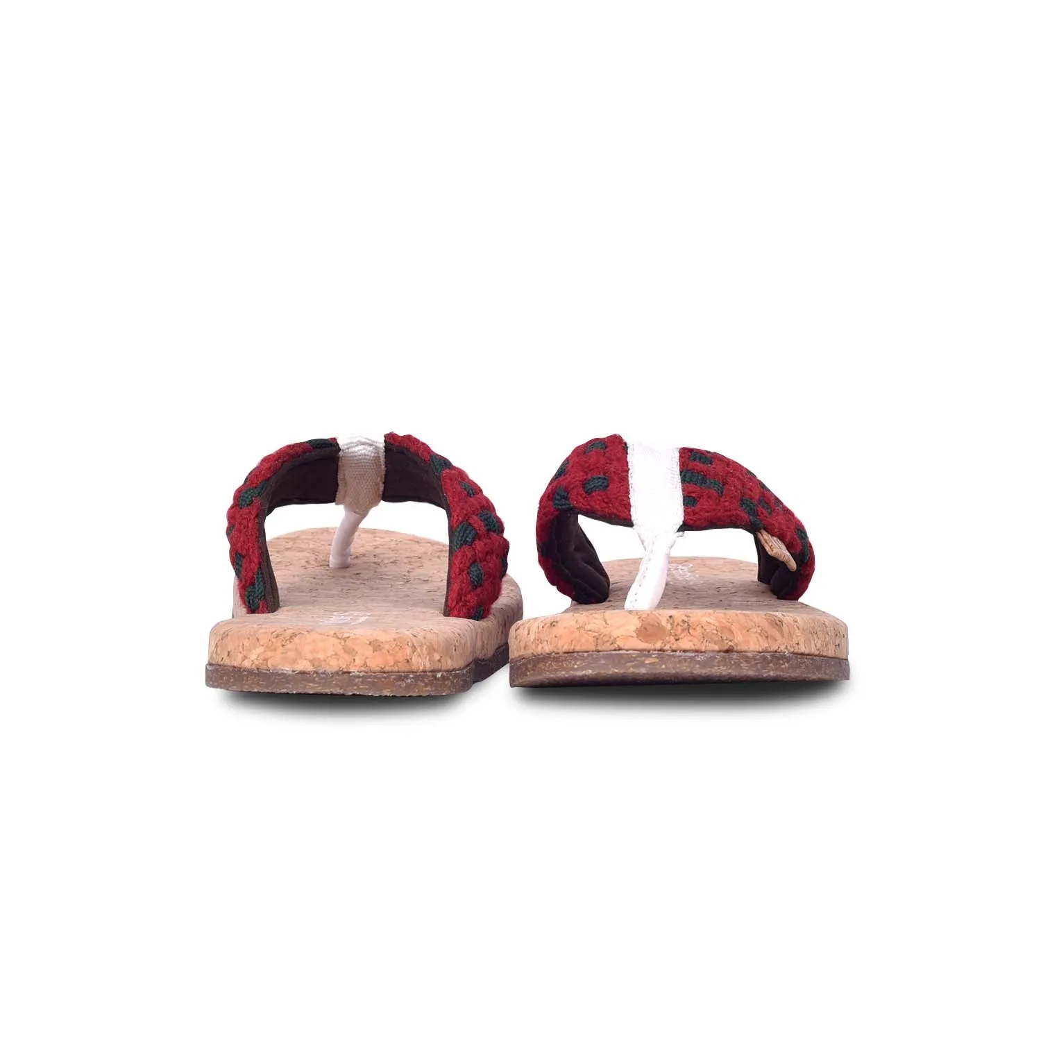 GREENSOLE  ALFA SCARLET WOMEN'S SLIPPERS - RED