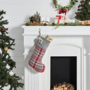 Gregor Plaid Stocking 12x20"