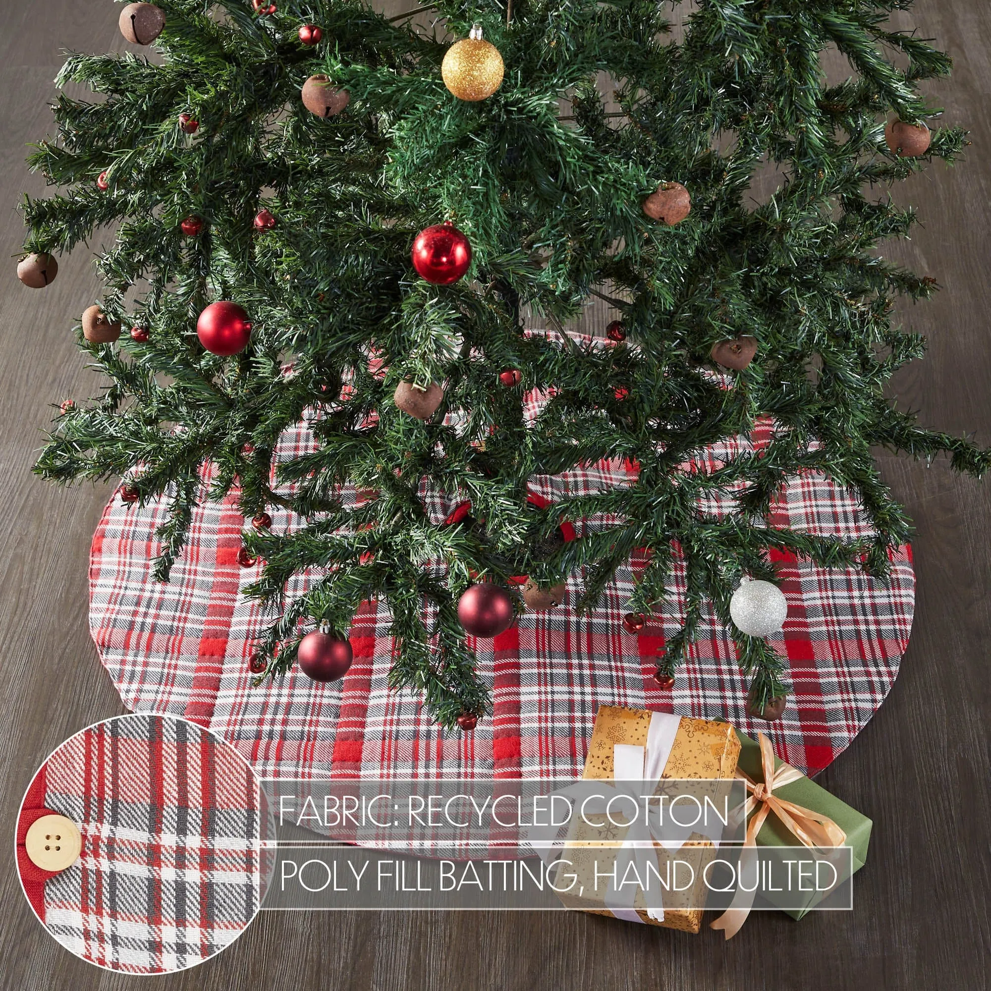 Gregor Plaid Tree Skirt 36"