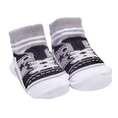 Grey & Black Sneaker Socks