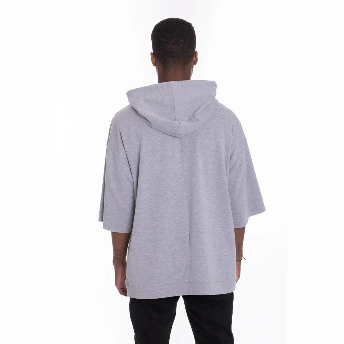 Grey Azrael Hooded Shirt