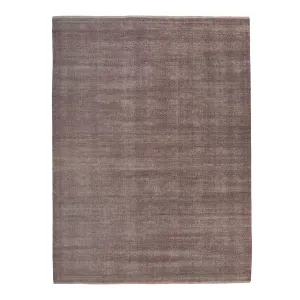 Grey-Lavender Aurora Modern Wool & Silk Rug - 8'11" x 11'11"