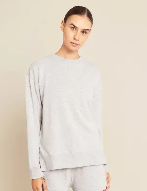 Grey Marl Women's Bamboo Lightweight Pullover