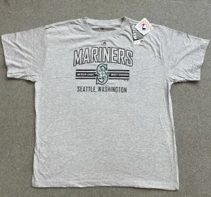 GREY SEATTLE MARINERS SHORT SLEEVE T-SHIRT