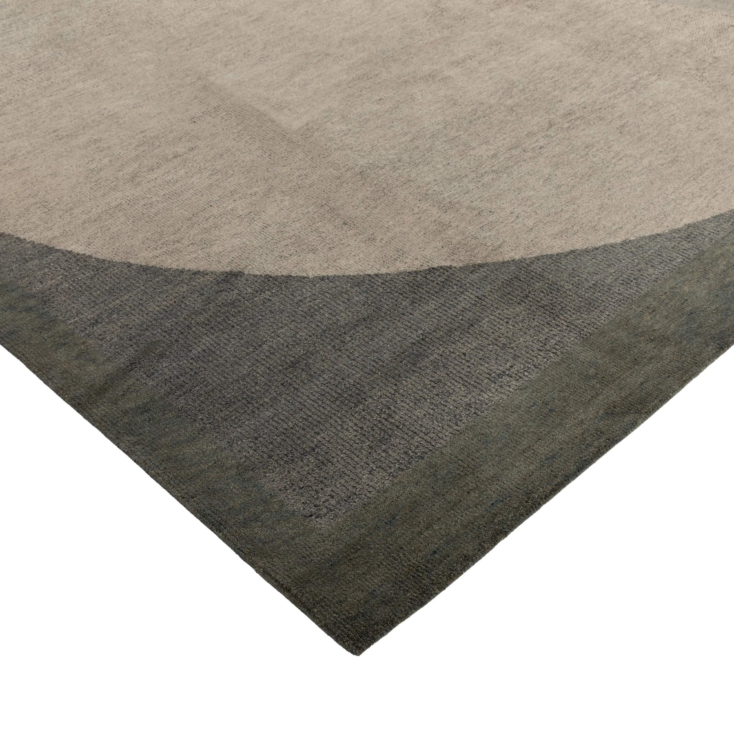 Grey Stelle Contemporary Tibetan Wool Rug - 9'3" x 12'1"