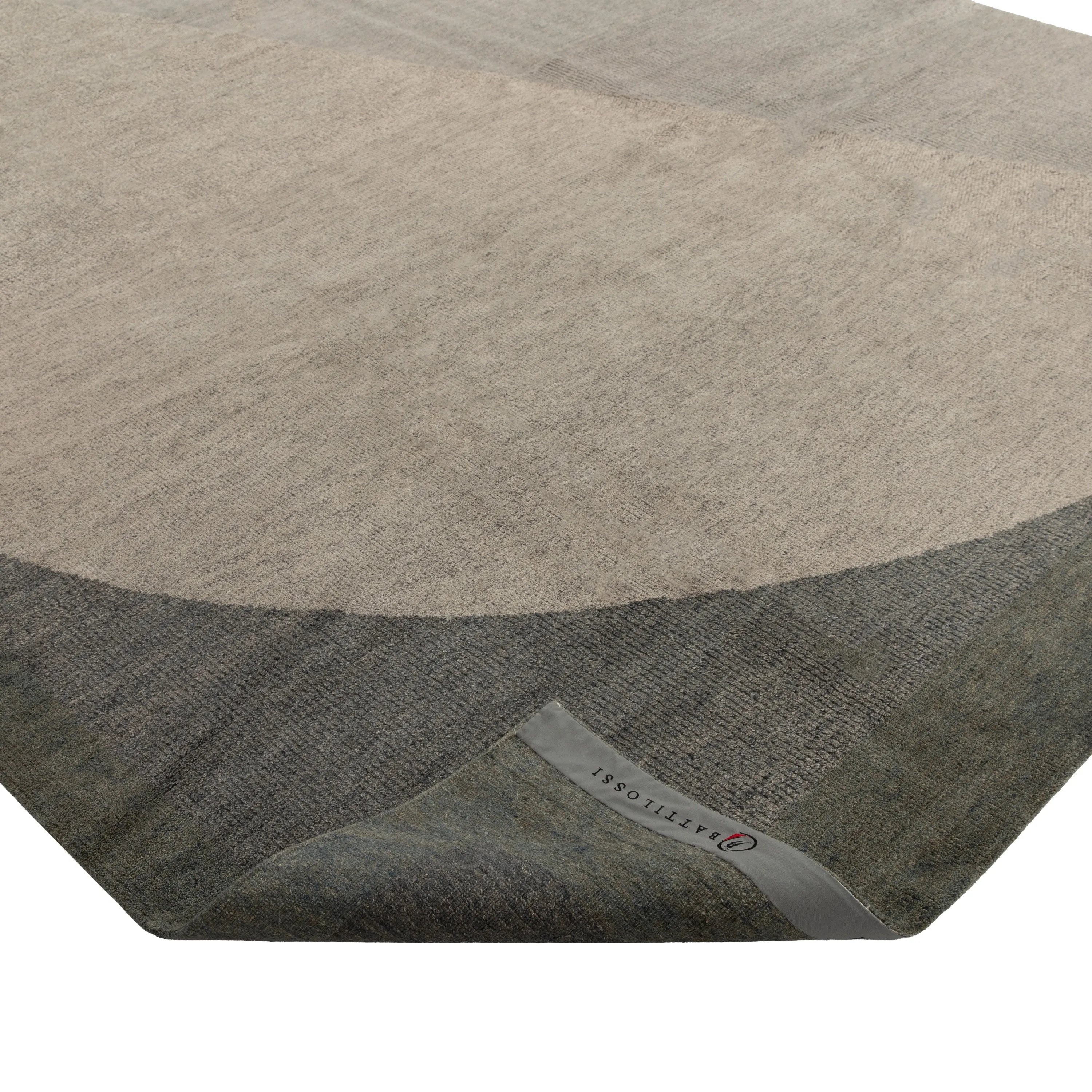 Grey Stelle Contemporary Tibetan Wool Rug - 9'3" x 12'1"